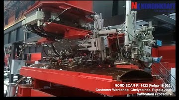 NORDISCAN-PI-1422.  For ultrasonic testing of weld seam and ends of LSAW-pipes with phased arrays