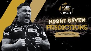 NIGHT SEVEN 2024 PREMIER LEAGUE PREDICTIONS | FANTASY DARTS