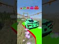 Big and Small Cars vs Broken Bridge - BeamNG.drive #beamng #shorts