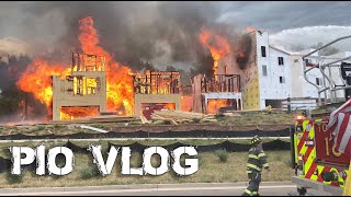 5 Buildings Burning  PIO Vlog