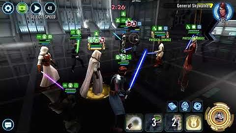 SWGOH: JML beats JMK full R8 squad