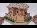 MAN SPENT 90 HOURS BUILDING A SUPER-SMALL CARDBOARD HOUSE | FROM START TO FINISH @Imahminiatur