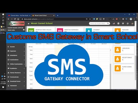 Custom sms gateway in smart school