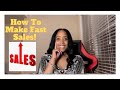 How I Make Fast Sales! #hairbusiness #sales #ecommerce