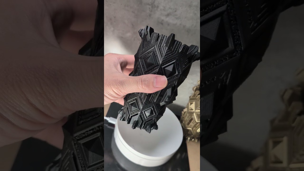 NKKS04CH M 黒 | Tristract｜デザインで選ぶ3Dプリンター鉢