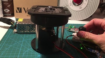 Servo rotating 3d-printed platform