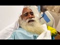 Sadhguru after brain surgery  apollo hospitals  manastars