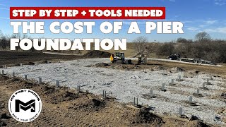Cost of a Pier Foundation | Barndominum Pier Foundation Step by Step | Tools + Supplies