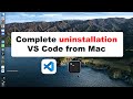 /ml Uninstallation of VS Code on Mac