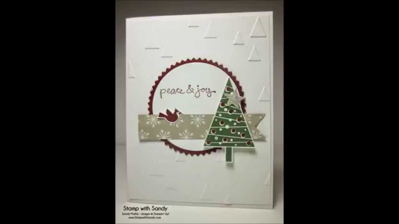 stampin up xmas cards 10 quick easy cards video61 using