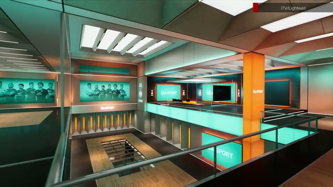 ITV Sport virtual studio from Lightwell, BK Design Projects