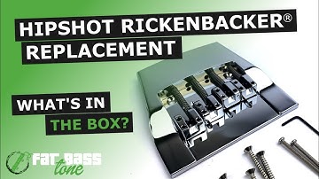 Hipshot Rickenbacker Replacement Bass Bridge: What’s In The Box (A Close-Up Look)