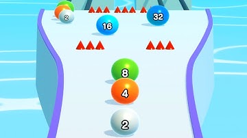 Ball Run 2048 Merge Number ! MAX LEVELS Gameplay Walkthrough New Update Part 331 android, ios