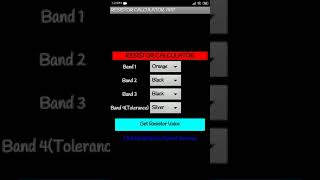 Resistor Calculator App screenshot 2