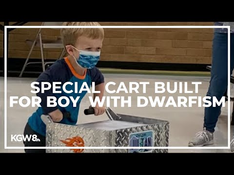 Beaverton school lunch worker helps get special cart for student with dwarfism