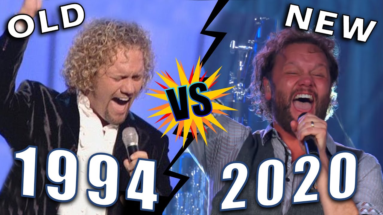 Young David Phelps VS Older David Phelps Comparison 2 - High Note Compilation