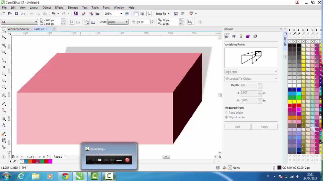  Cara  Membuat Kotak atau Box di  CorelDRAW  x7 terbaru 2021 