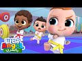 هيا لنتعلم الكاراتيه | جاد الصغير يتعلم الدفاع عن النفس | أغاني بالعربي | Little Angel Arabic