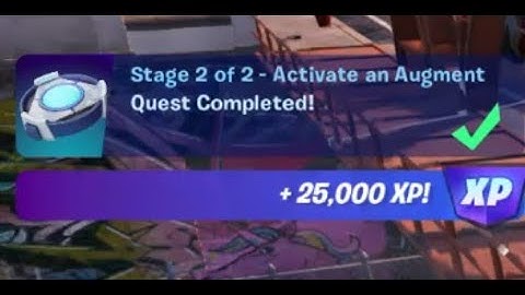 Fortnite - Activate an Augment - Chapter 4 Season 1