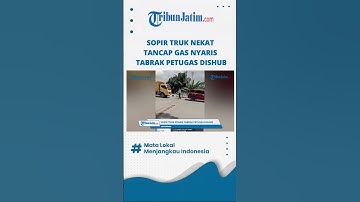 Nekat Tancap Gas Nyaris Tabrak Dishub