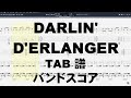 DARLIN&#39; ダーリン ギター ベース TAB 【 デランジェ D&#39;ERLANGER 】 バンドスコア