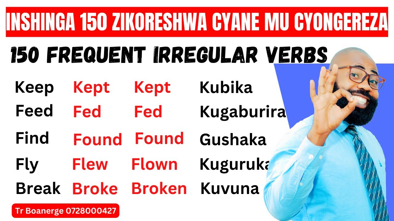 L274: NSHINGA 150 ZIKORESHWA CYANE MU CYONGEREZA II IGA KUVUGA ICYONGEREZA VUBA