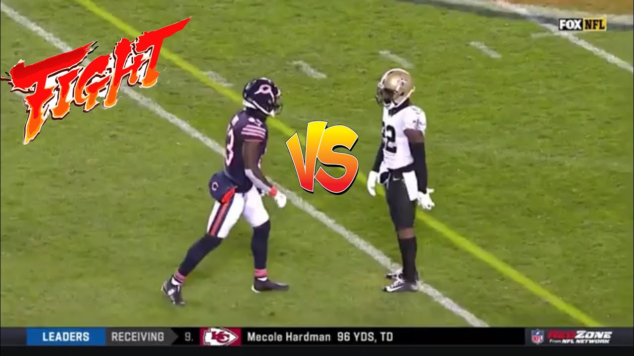 Chicago Bears Javon Wims Punches Saints C.J. Gardner Johnson YouTube