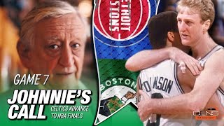 Celtics vs Piston Game 7 WIN 1987 🎙 Johnny Most Broadcast