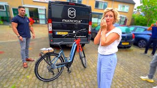 GEFELICITEERD MAMA! JE NIEUWE ELEKTRISCHE FIETS! ❤️