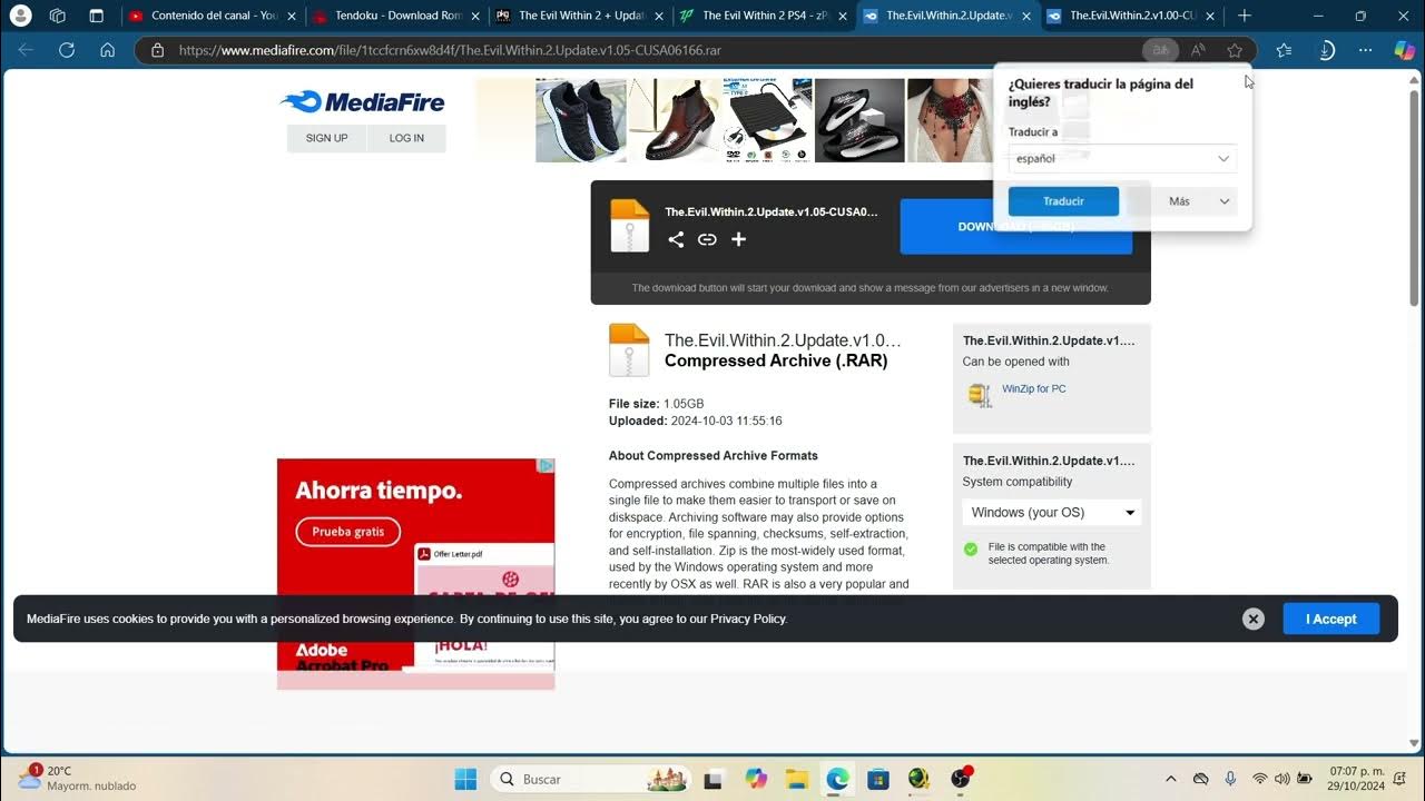 Solución a blocked by cloudflare site protection JDownloader YouTube