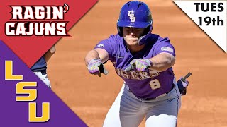 UL Lafayette vs #22 LSU Highlights | College Baseball Highlights 2022