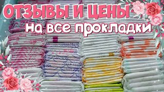 ВСЕ Цены и Отзывы на ПРОКЛАДКИ из Хранения! 🌸|Июнь|☀️