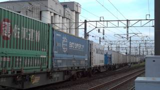 【連続白JOTが美しい】JR貨物ED76-1017牽引 4094レ  鳥栖タを発車