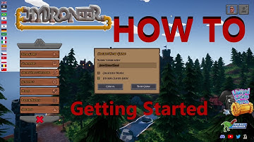 hydroneer 2.0 | TUTORIAL | HOW TOO | Getting Started
