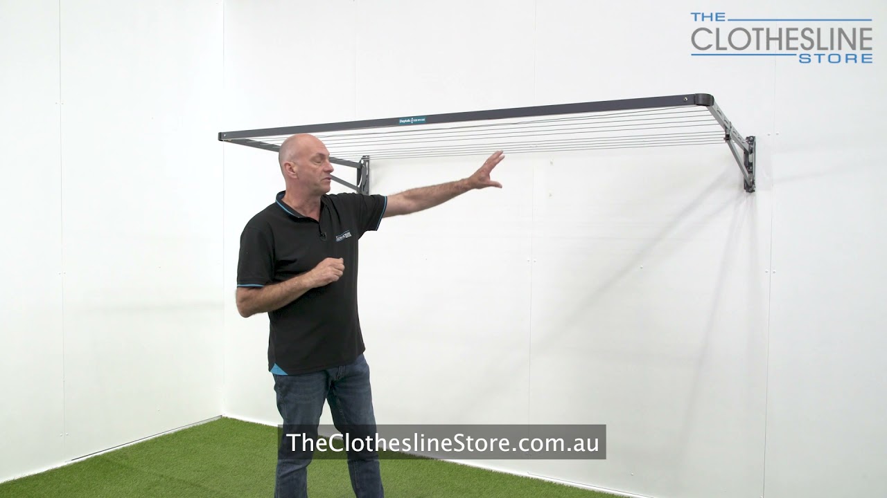 Product Review Daytek Single Folding Frame Clothesline YouTube