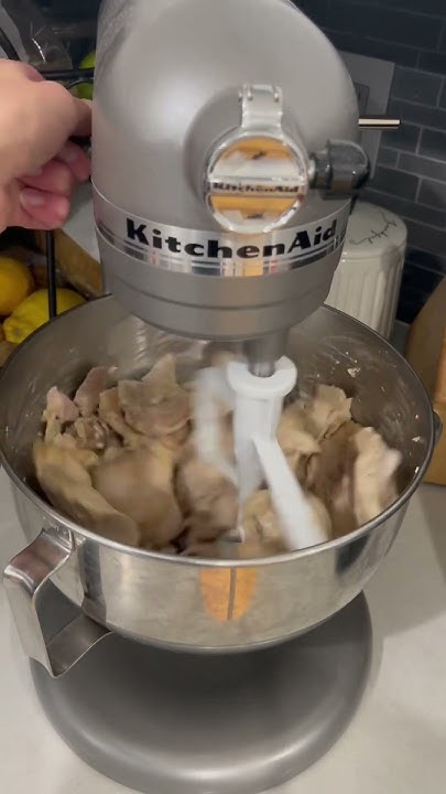 shredding-chicken-with-a-kitchenaid-mixer-shorts-youtube