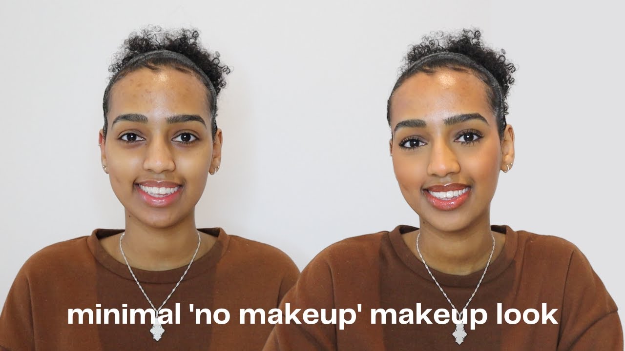 beginner friendly minimal makeup look | 5 min natural makeup look - YouTube