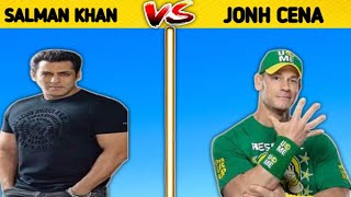 SALMAN KHAN VS JOHN CENA || #comparison #trending #vs #viral