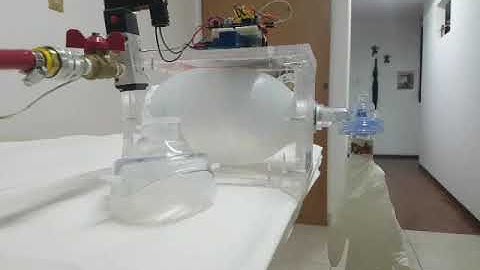 Respirador casero con aire a presión, controlado con arduino v3