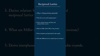 Physics PhD, BARC interview questions | Solid State Physics