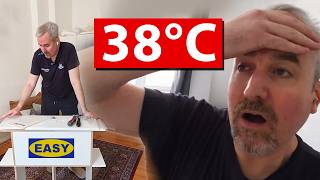 Ich habe bei tropischer Hitze ein IKEA Regal aufgebaut