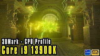 Benchmark Intel Core i9 13900K - 3DMark - CPU Profile