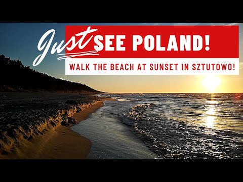 Just See Poland : Sunset at Sztutowo Beach