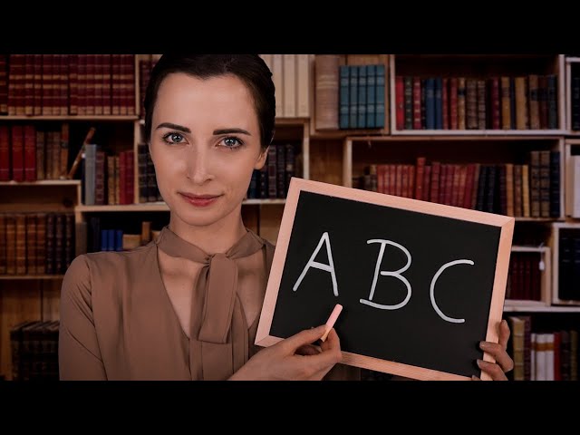 ASMR Roleplay 👩‍🏫 I am teaching you German (part 1) | ASMR German Lessons (Soft Spoken ASMR)