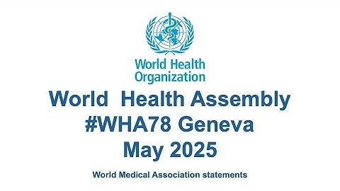 WHO WHA 78 Item 14 Pillar 1: Health in the 2030 Agenda for Sustainable Development