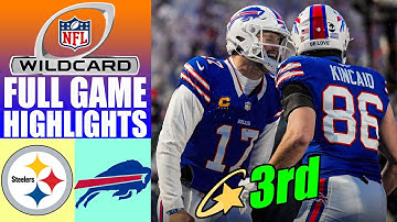 Pittsburgh Steelers vs Buffalo Bills AFC Wild Card [FULL GAME] | NFL Playoffs 2024