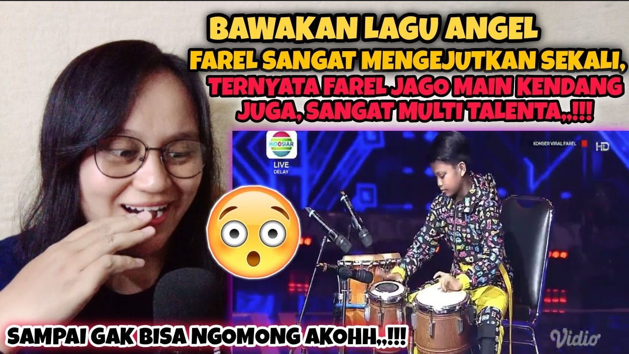 Farel Prayoga ft. Tasya - Angel, Ternyata Farel Jago Main Kendang,,!! Konser Viral Farel || Reaction