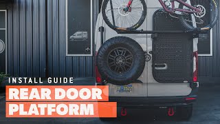 Sprinter Rear Door Platform (Passenger) Installation Guide - Flatline Van Co.