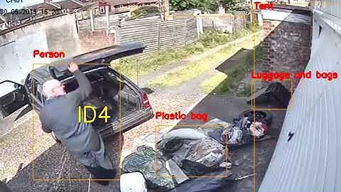 Computer vision to detect illegal dumping construction waste.