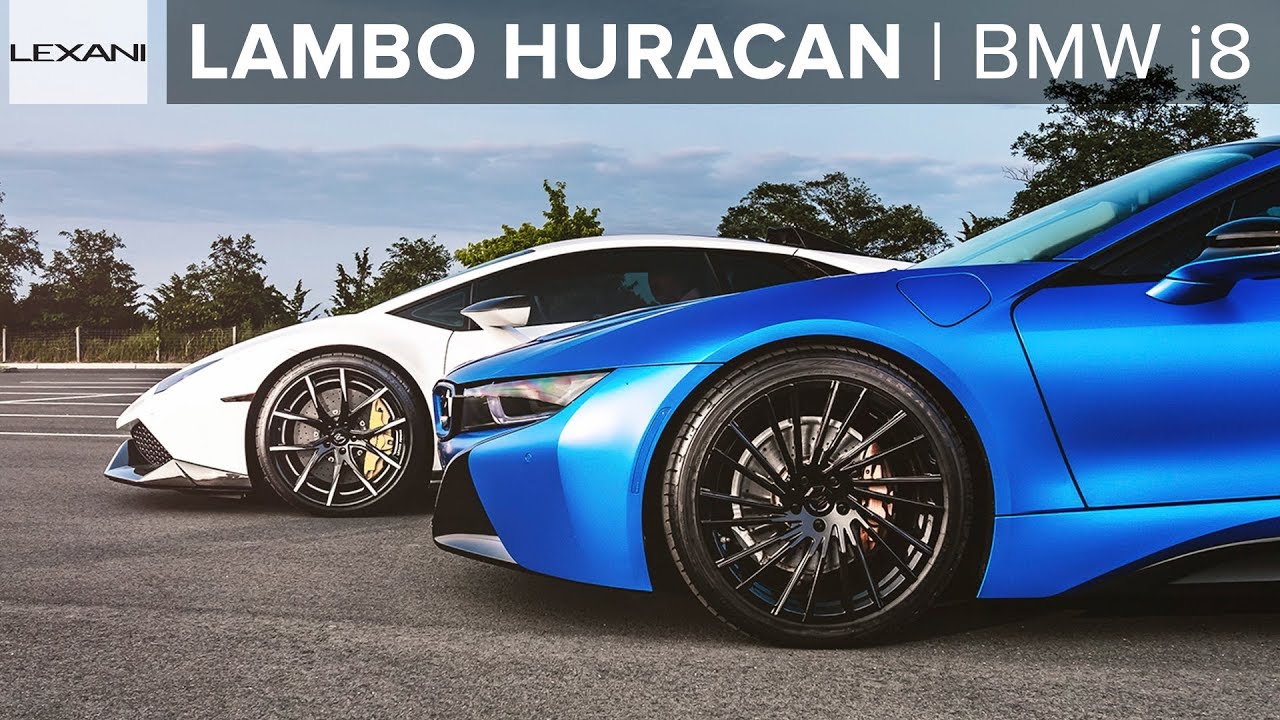 Neon Blue BMW i8 (OR) Stormtrooper Huracan?! LEXANI Wheels